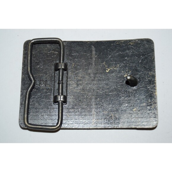 Vintage Old Gold Lights Cigarettes Promo Brass Tone Trucker Belt Buckle Rare - Picture 2 of 5